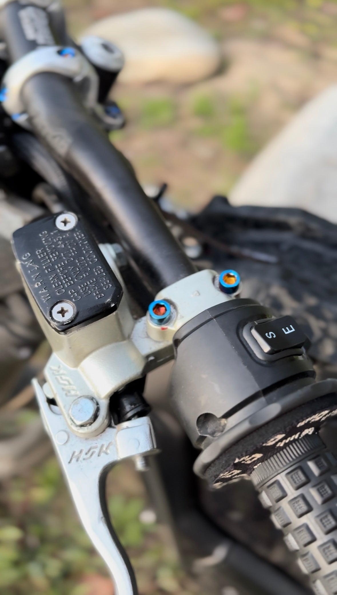 Moto Brake Mount Titanium Bolts