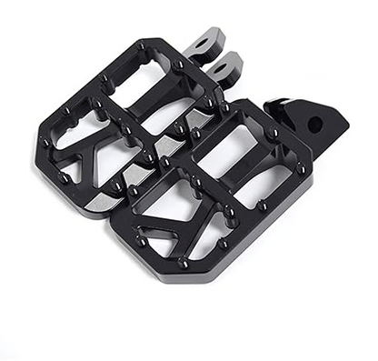 Colored Nail Black Aluminum Foot Pegs (PRE-ORDER)