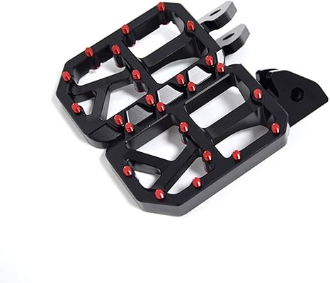 Colored Nail Black Aluminum Foot Pegs (PRE-ORDER)