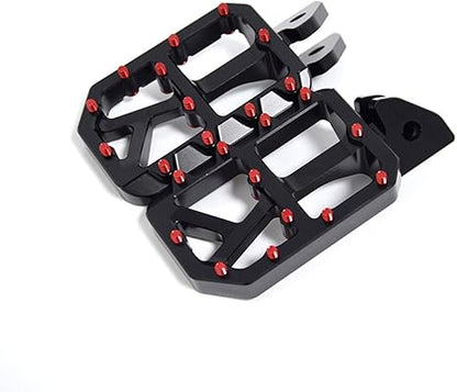 Colored Nail Black Aluminum Foot Pegs (PRE-ORDER)