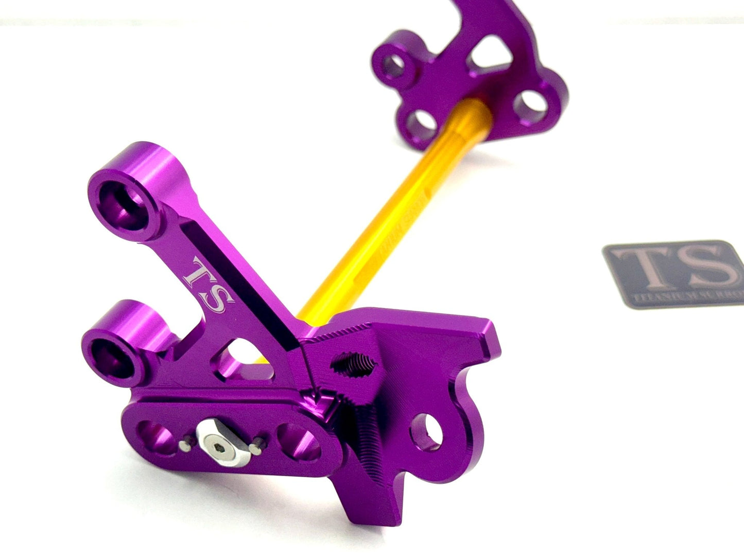 Custom CNC Aluminum Footpeg Bracket Assembly E-Ride Pro