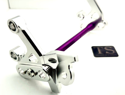 Custom CNC Aluminum Footpeg Bracket Assembly E-Ride Pro