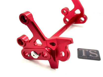 Custom CNC Aluminum Footpeg Bracket Assembly E-Ride Pro