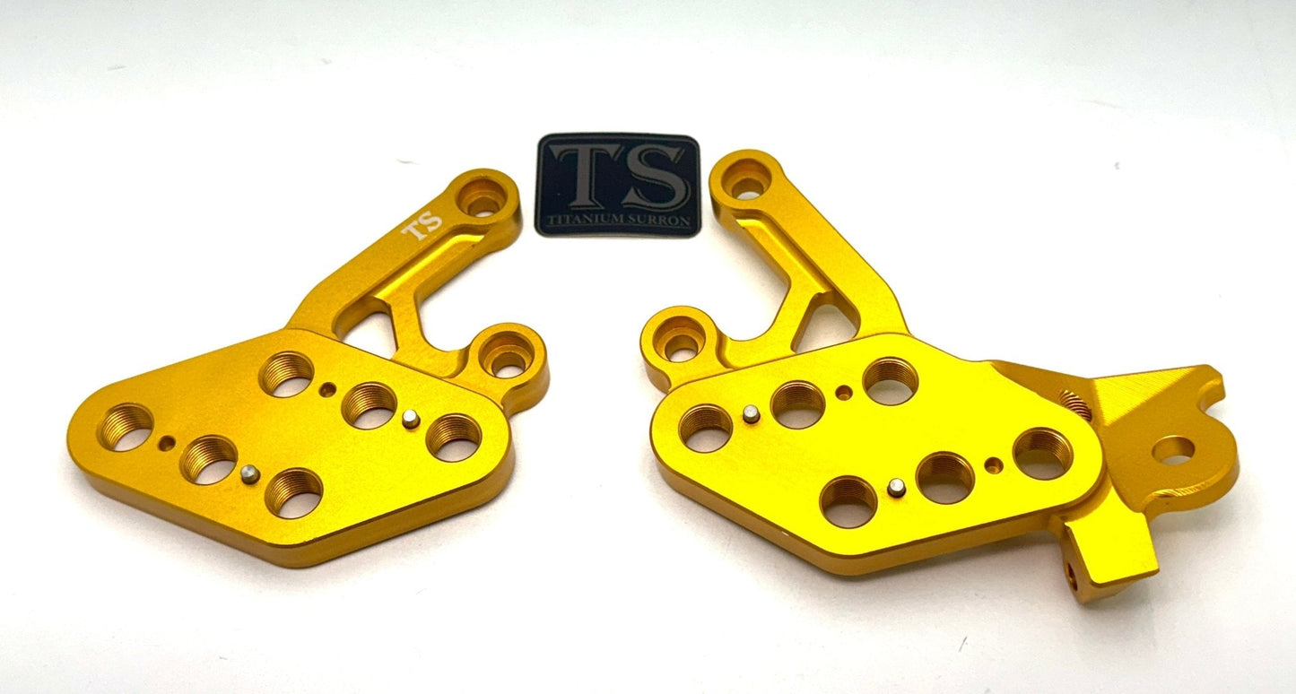 Custom CNC Aluminum Footpeg Drop Bracket for Surron LBX and E-Ride Pro Models