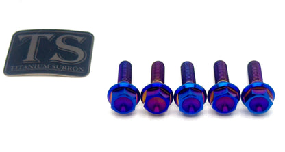 Titanium Rear Sprocket Bolts - E-Moto