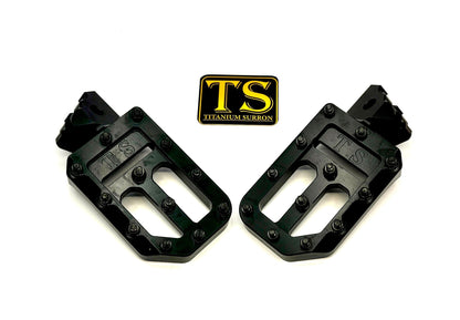 TS Custom Foot Pegs w/ Titanium Grips for Talaria and Altis